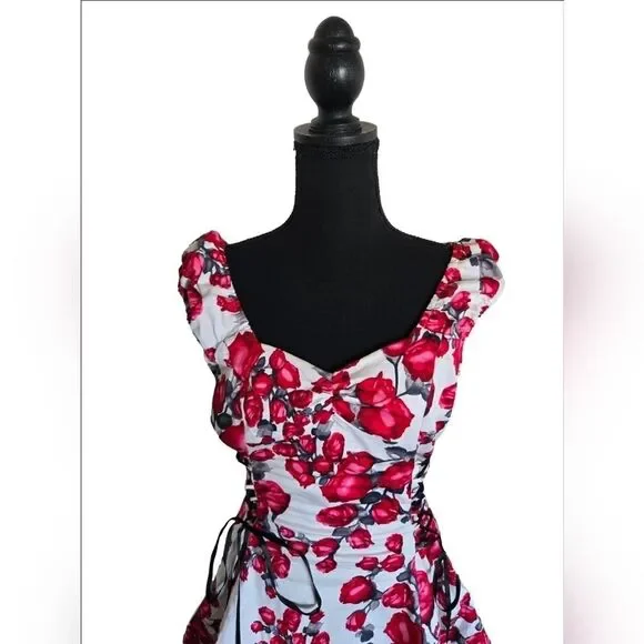 Hearts & Roses Ruffle Tiered Dress Curset Tie - Picture 8 of 13